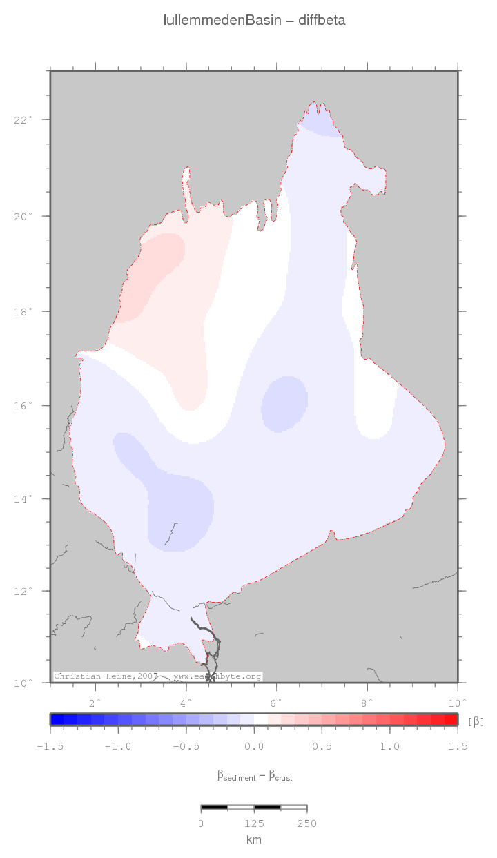 Iullemmeden Basin location map