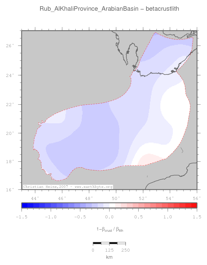 Rub' Al Khali Province (Arabian Basin) location map