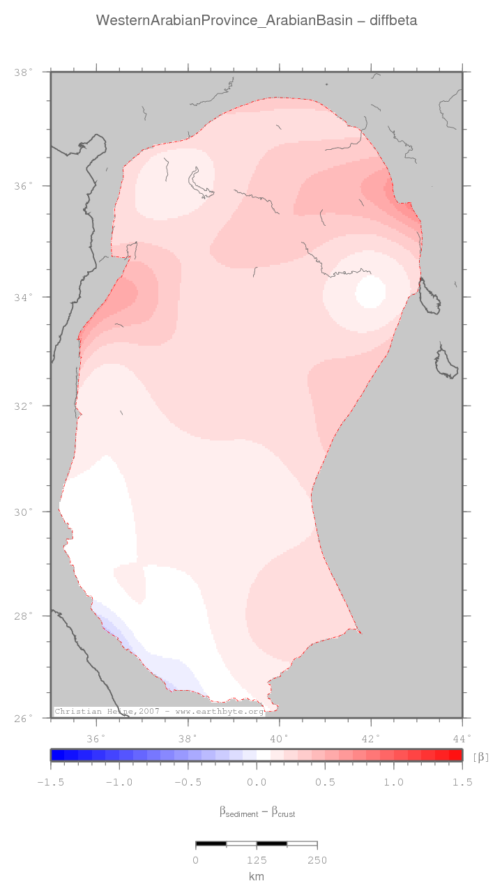 Western Arabian Province (Arabian Basin) location map