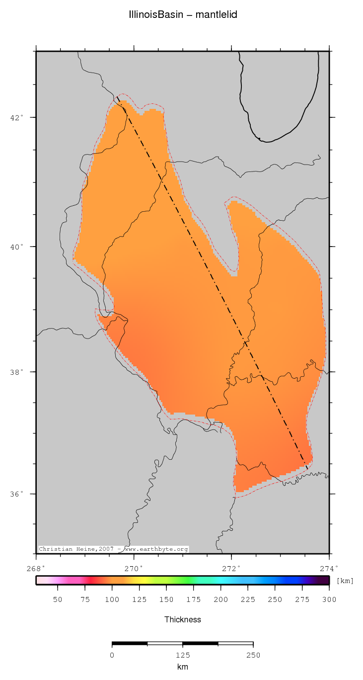 Illinois Basin location map