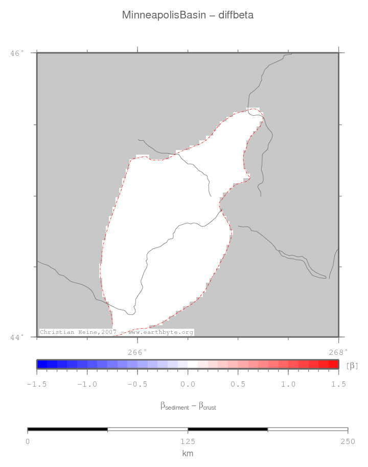 Minneapolis Basin location map