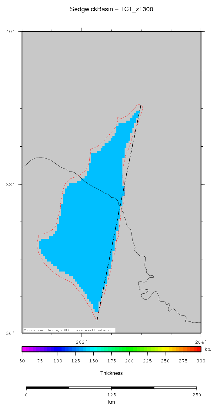 Sedgwick Basin location map