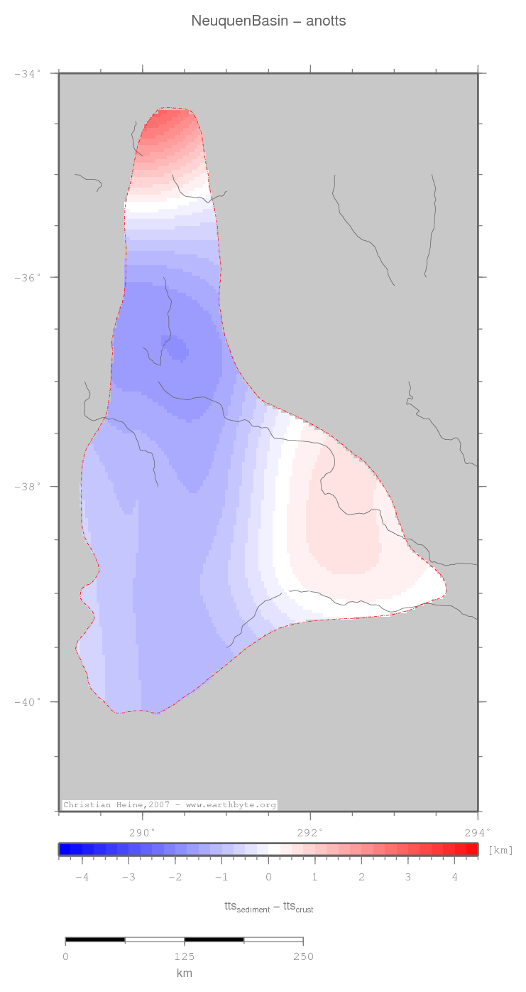 Neuquen Basin location map