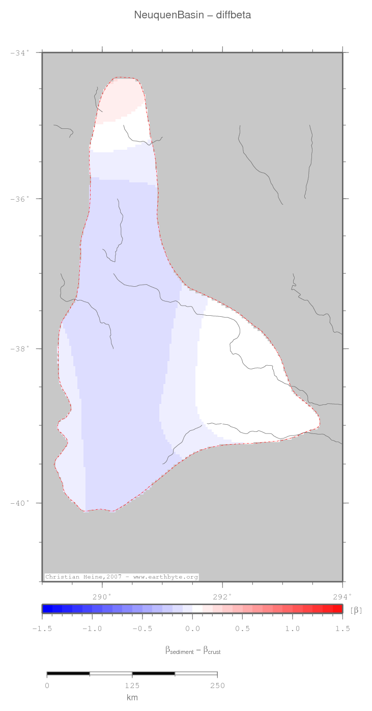 Neuquen Basin location map