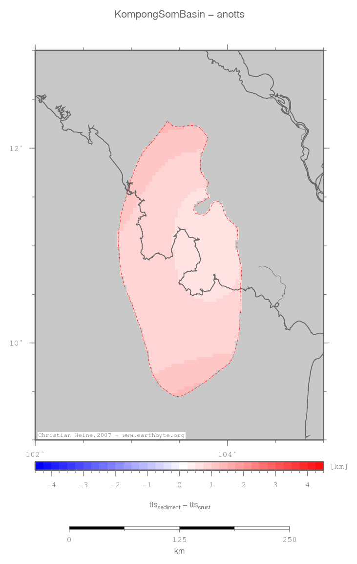 Kompong Som Basin location map