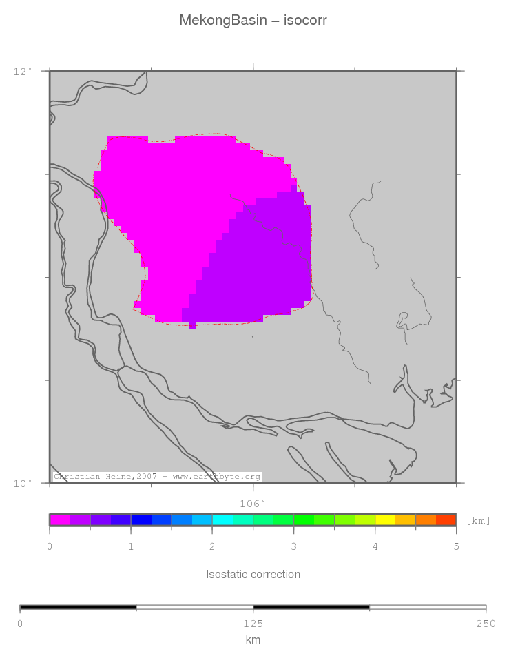 Mekong Basin location map