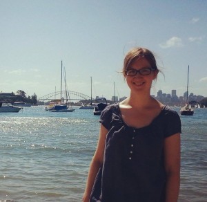 Joanna Tobin at Sydney Harbour