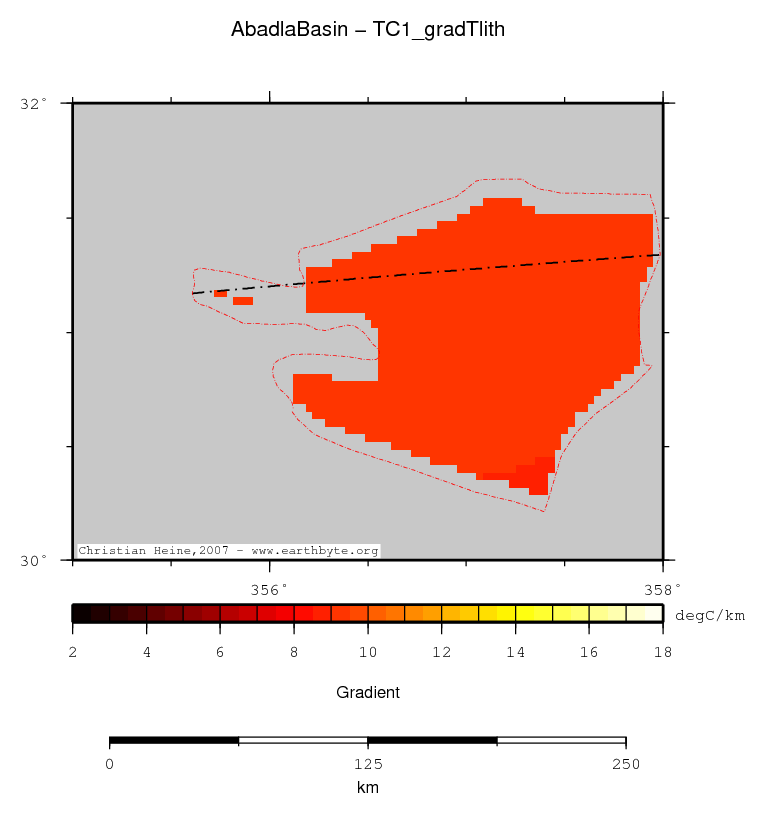 Abadla Basin location map