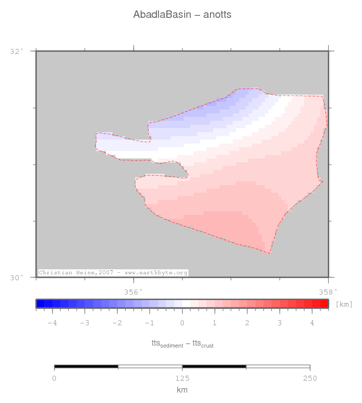 Abadla Basin location map