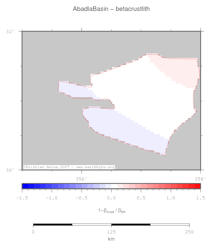 Abadla Basin location map