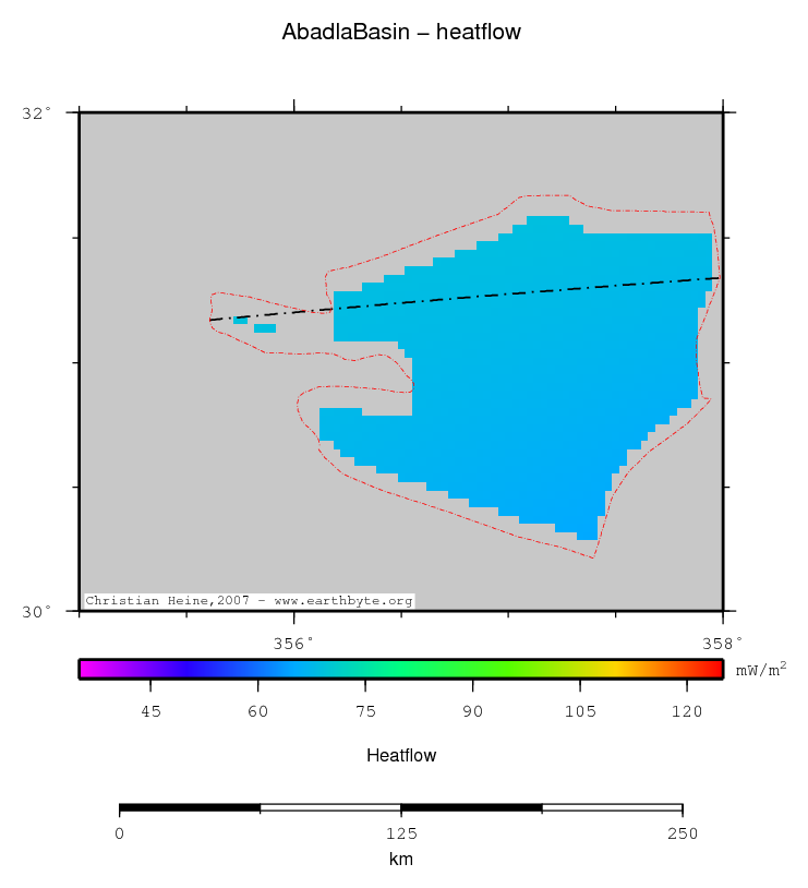 Abadla Basin location map