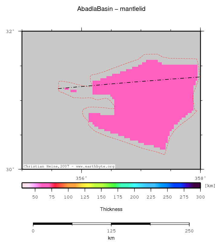 Abadla Basin location map