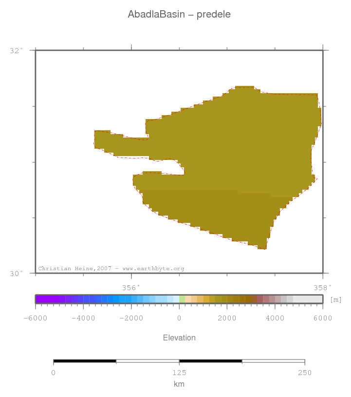 Abadla Basin location map