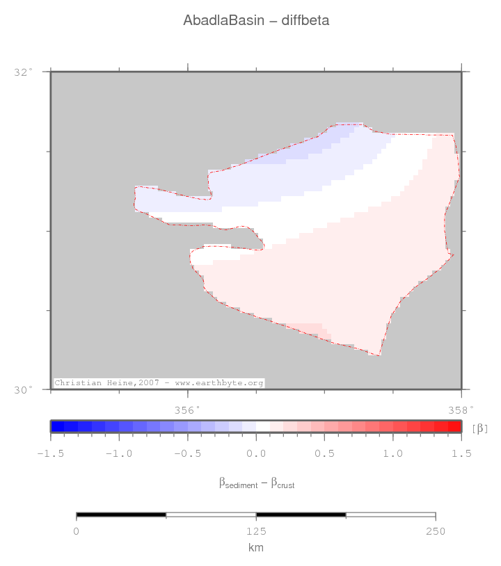 Abadla Basin location map