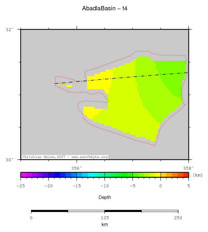 Abadla Basin location map