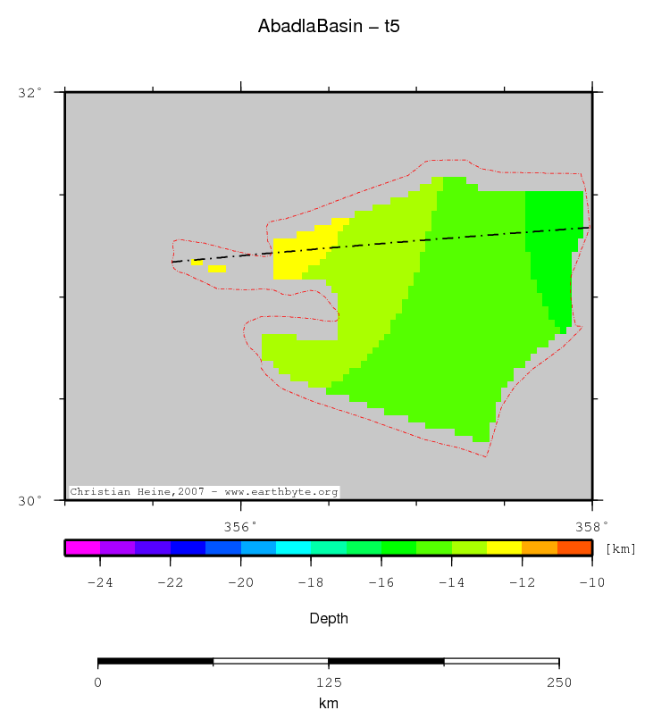 Abadla Basin location map