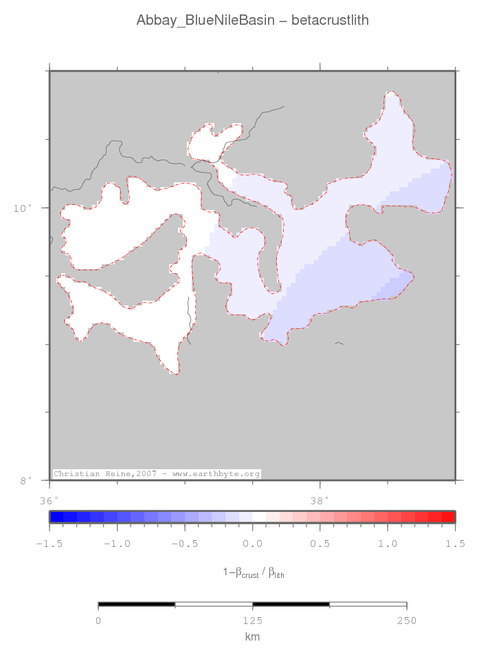 Abbay (Blue Nile) Basin location map