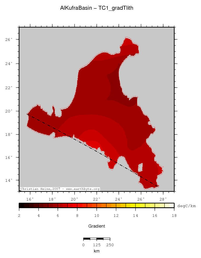 Al Kufra Basin location map