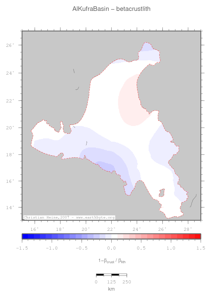 Al Kufra Basin location map