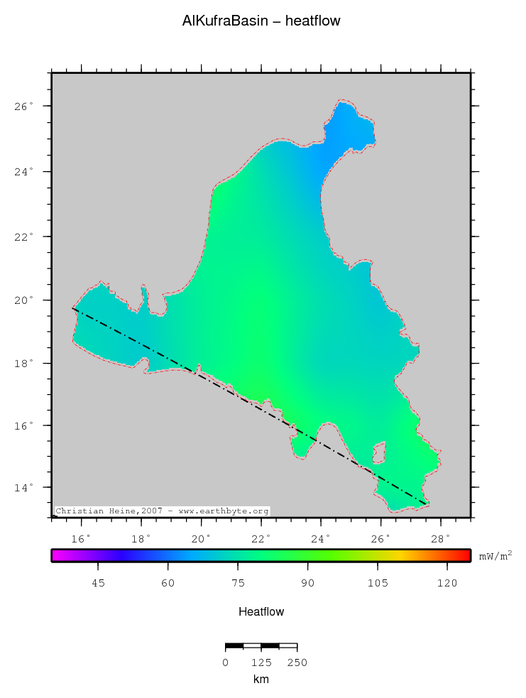 Al Kufra Basin location map