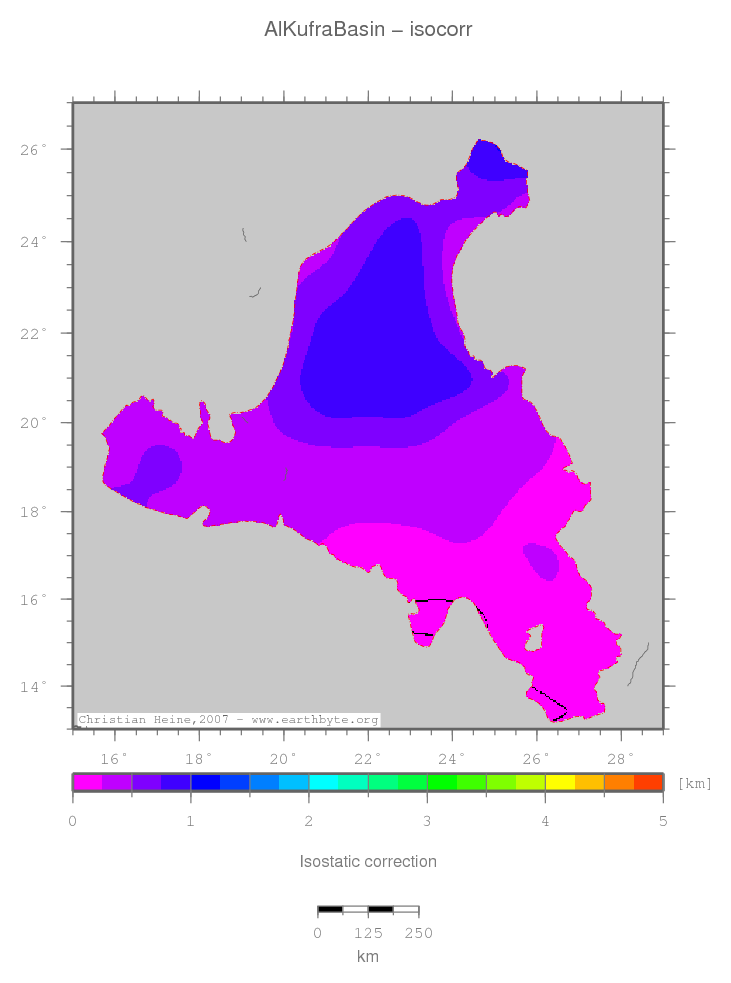 Al Kufra Basin location map