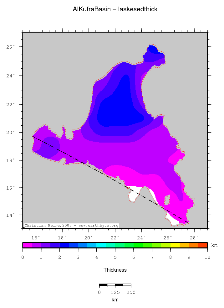 Al Kufra Basin location map