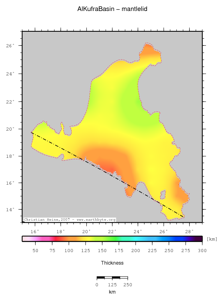 Al Kufra Basin location map