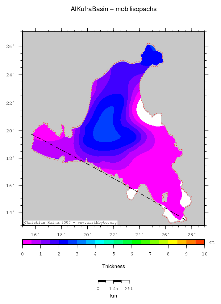 Al Kufra Basin location map