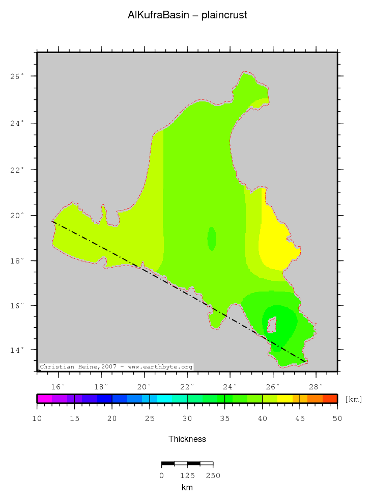 Al Kufra Basin location map