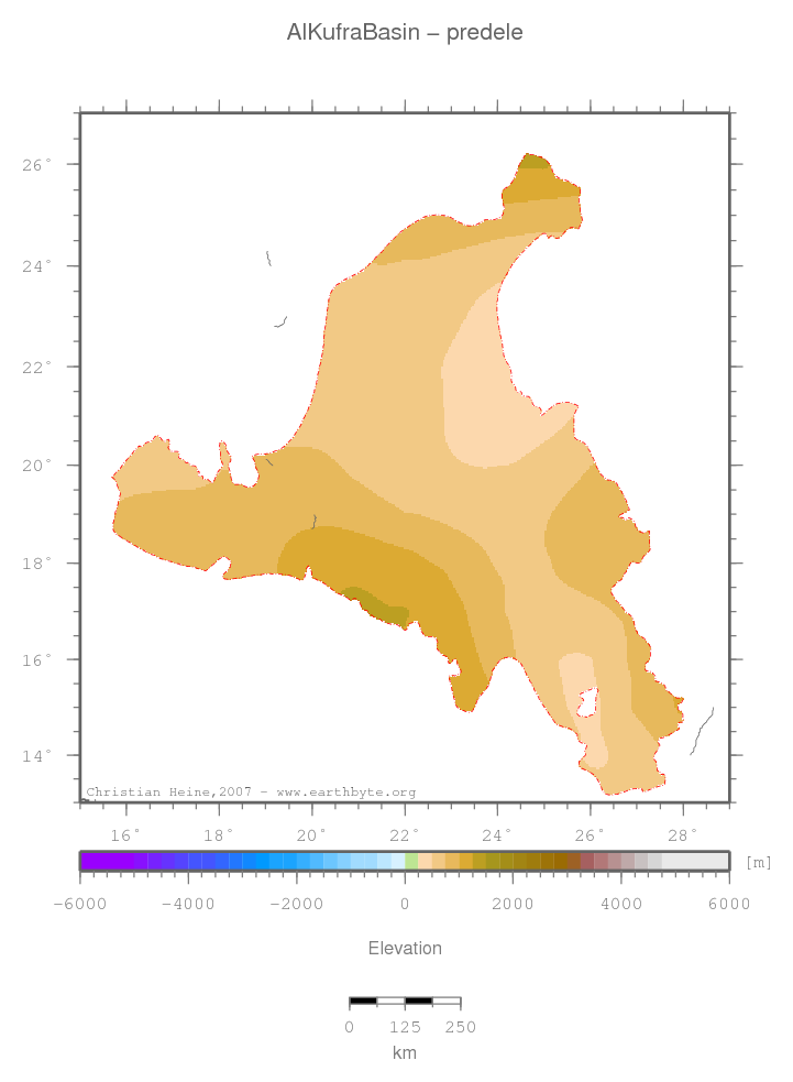 Al Kufra Basin location map