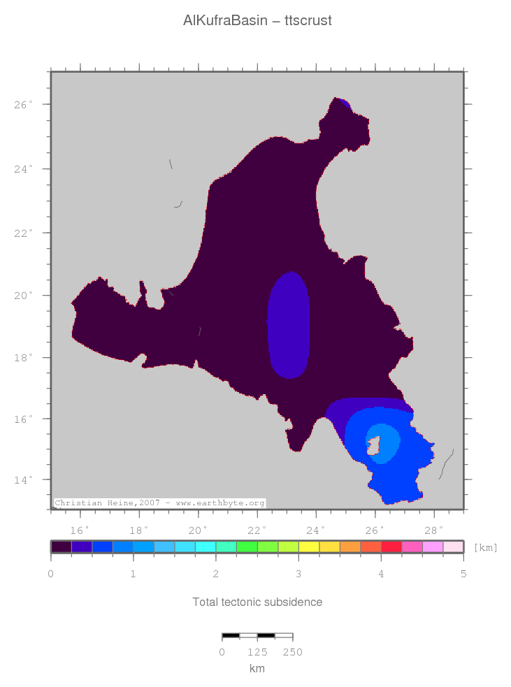 Al Kufra Basin location map