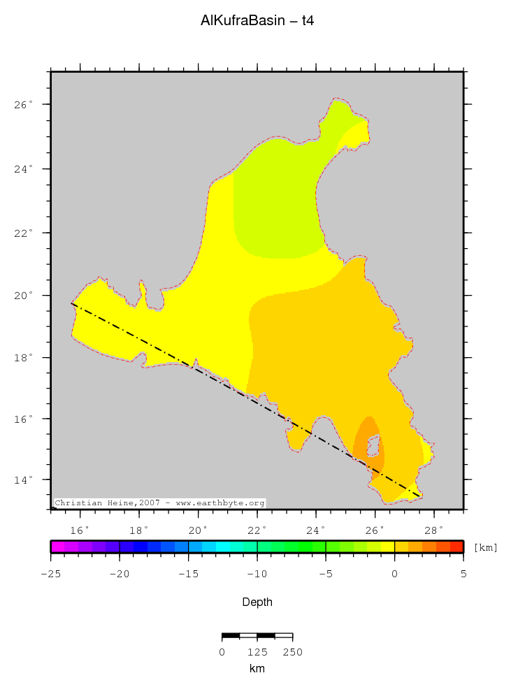 Al Kufra Basin location map