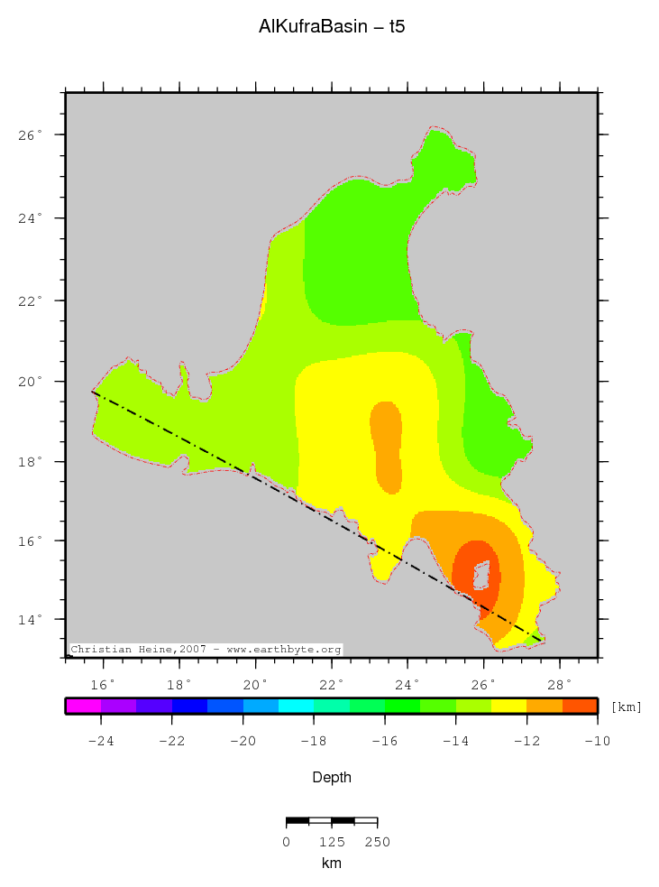 Al Kufra Basin location map