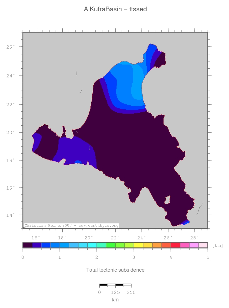 Al Kufra Basin location map