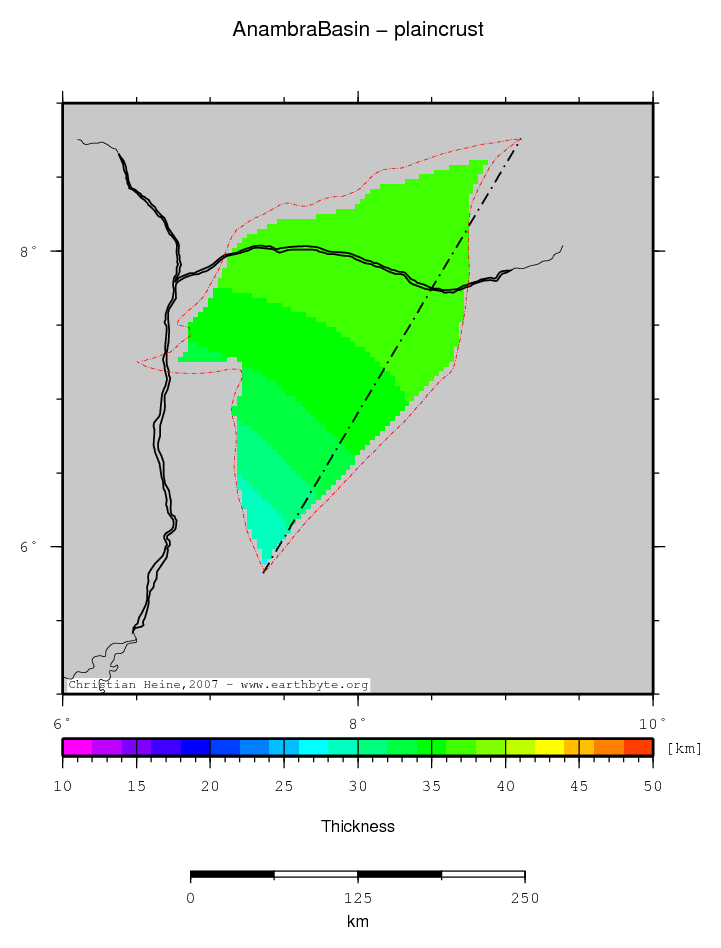 Anambra Basin location map