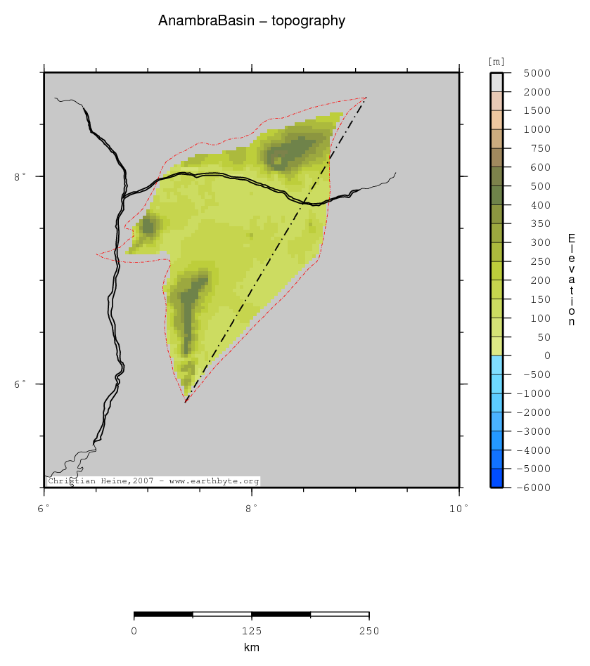 Anambra Basin location map