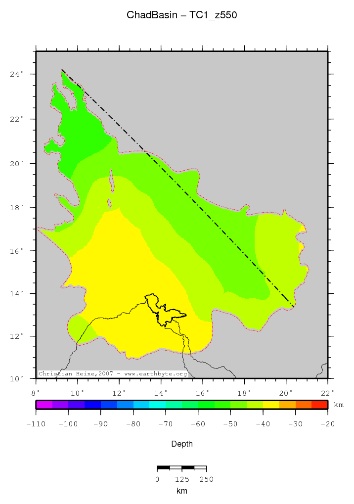 Chad Basin location map