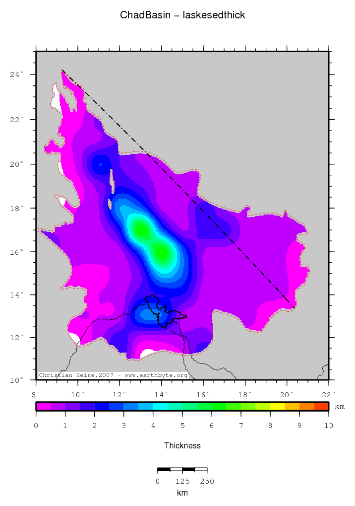 Chad Basin location map