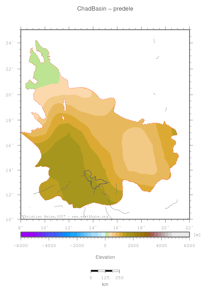 Chad Basin location map