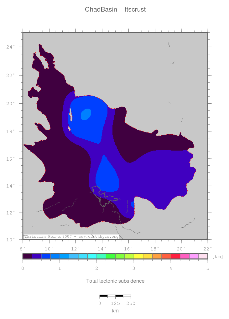 Chad Basin location map