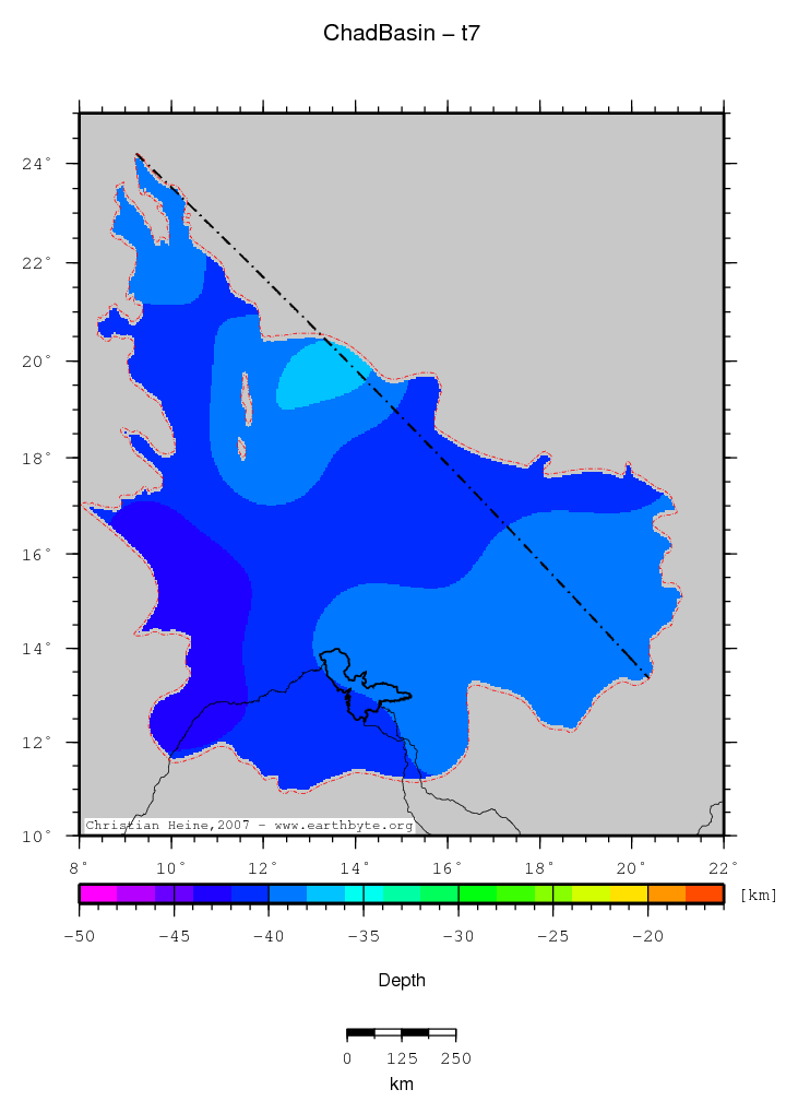 Chad Basin location map