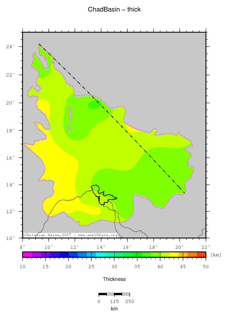 Chad Basin location map