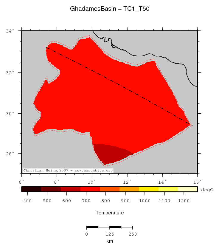 Ghadames Basin location map