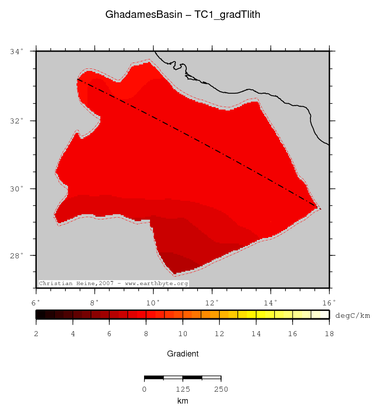 Ghadames Basin location map