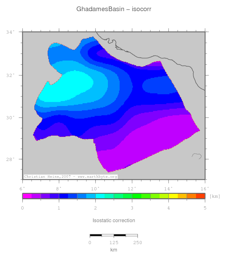 Ghadames Basin location map