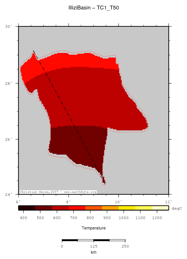 Illizi Basin location map