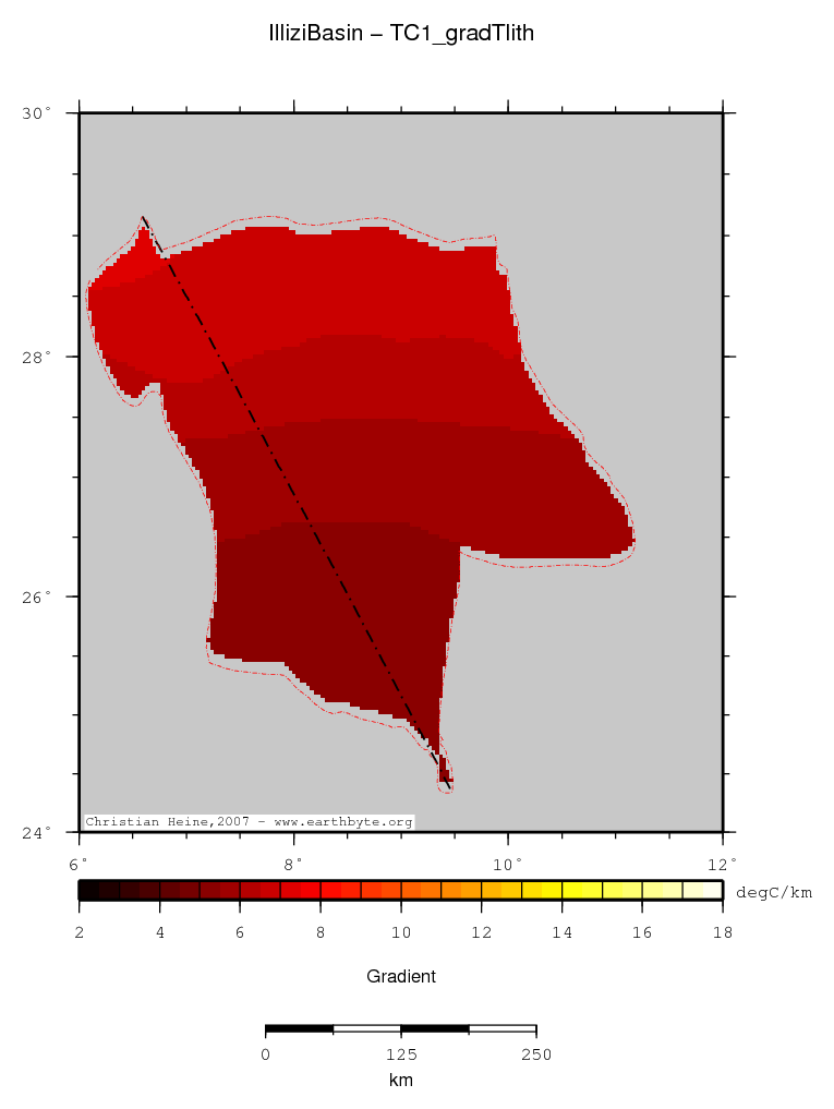 Illizi Basin location map