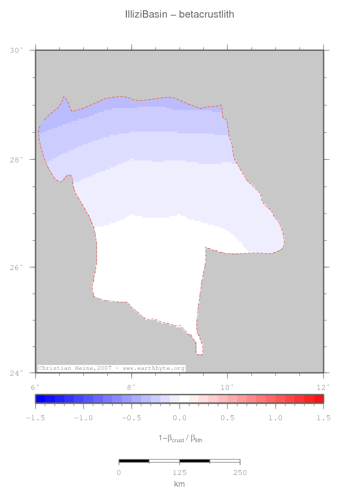 Illizi Basin location map