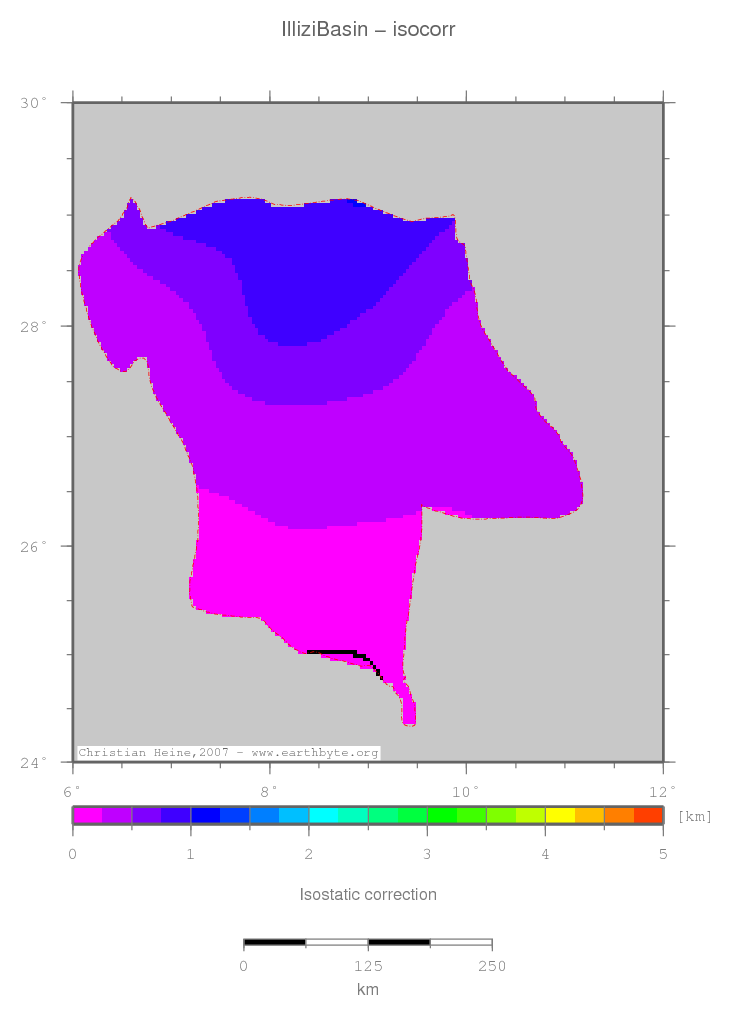 Illizi Basin location map