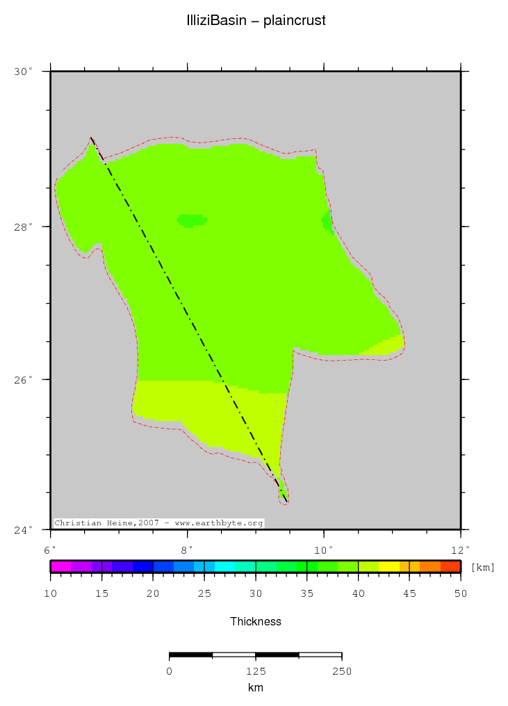 Illizi Basin location map